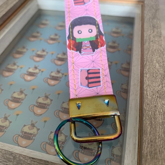 Nezuko wristlet, anime key fob - Picture 4 of 8